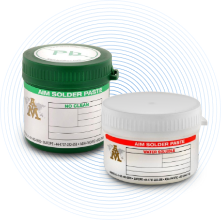 Solder paste containers