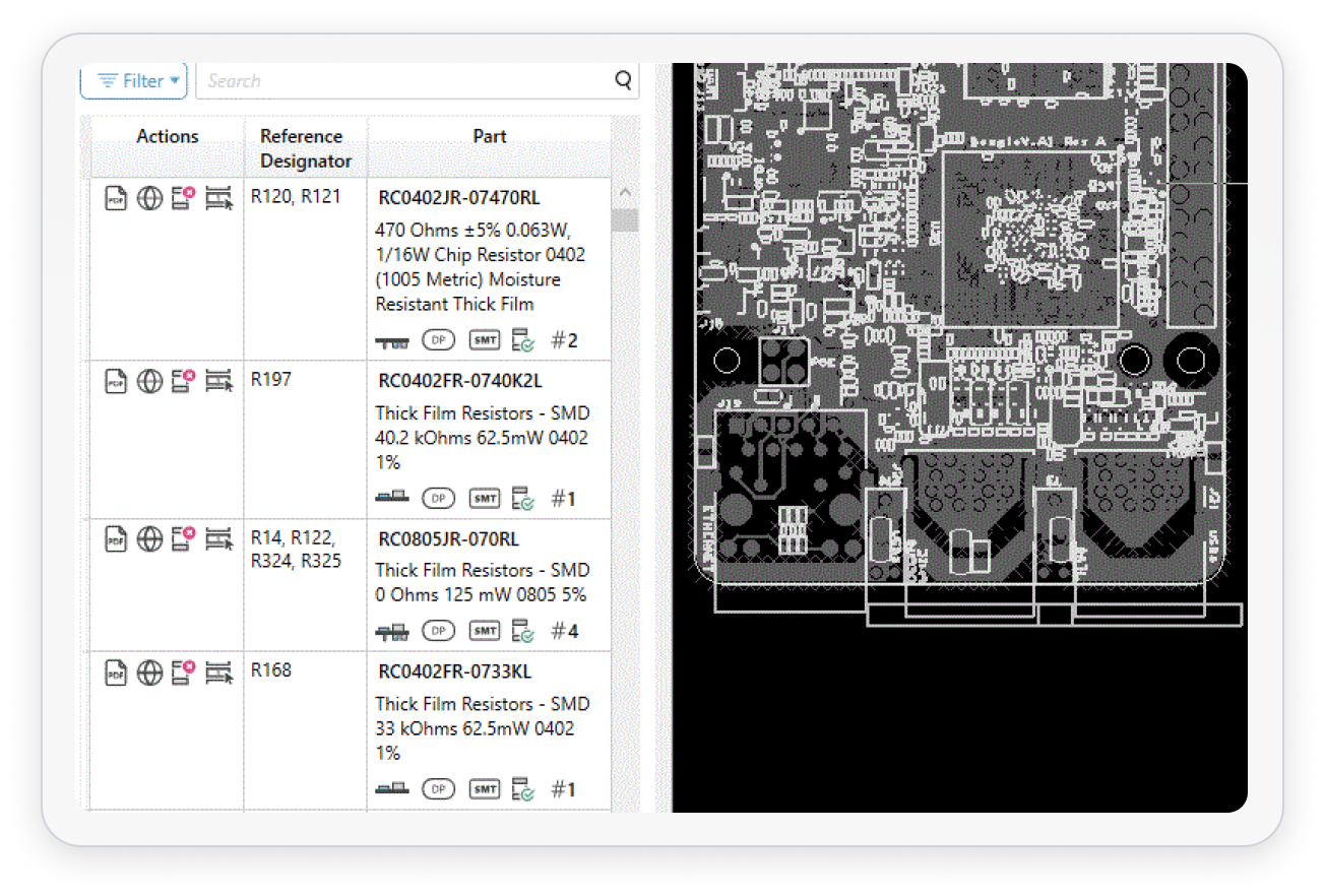 PCB Navigator component navigation